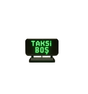 Renkli Dolu / Boş / Acil Durum Göstergeli Akıllı Taksi Tepe Lambası (İSBAK Onaylı) - EE0511
